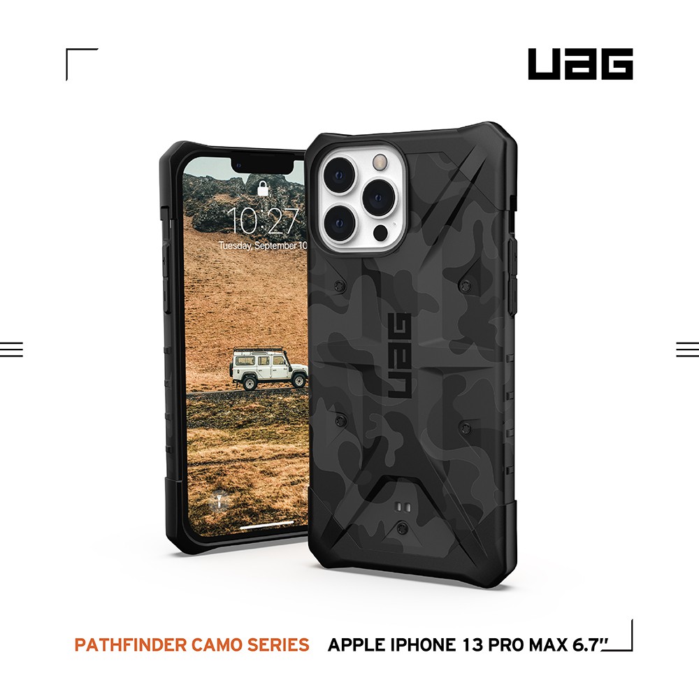 【UAG】iPhone 13 / Pro / Pro Max 耐衝擊 保護殼-PATHFINDER SE 迷彩黑