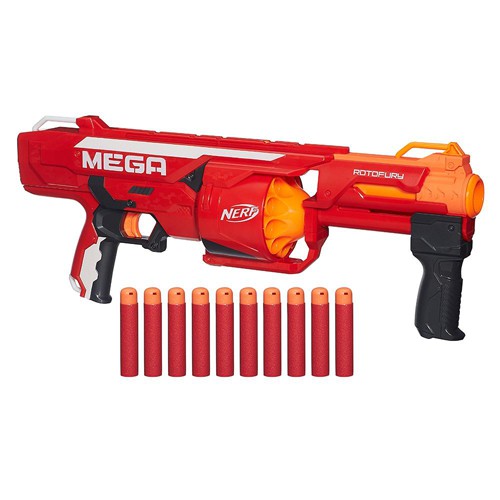 《Tomo屋》NERF 巨彈系列 十重發連發衝鋒槍 MEGA（子彈 巨彈狙擊 殭屍 龍蝦 殲滅 水彈槍 遠擊 自由）