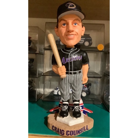 forever collectibles MLB搖頭公仔 亞歷桑那響尾蛇隊Craig Counsell