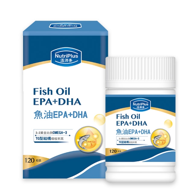 活沛多 魚油DHA+EPA軟膠囊120粒