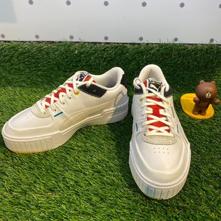 [喬比熊］Puma CALI SPORT WH WN'S 蔡依林 JOLIN 白色厚底休閒鞋(373908)