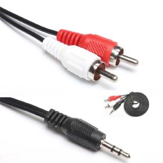 3.5mm 轉 2 RCA 音頻揚聲器電纜,L/R 聲道