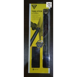（BJ4單車） TOPEAK TORQ STICK 4-20Nm 加強版 可調扭力 定扭棘輪板手 TT2592