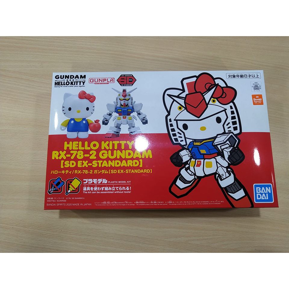 新品《機動戰士鋼彈》x HELLO KITTY 合作推出 HELLO KITTY / RX-78-2 凱蒂貓