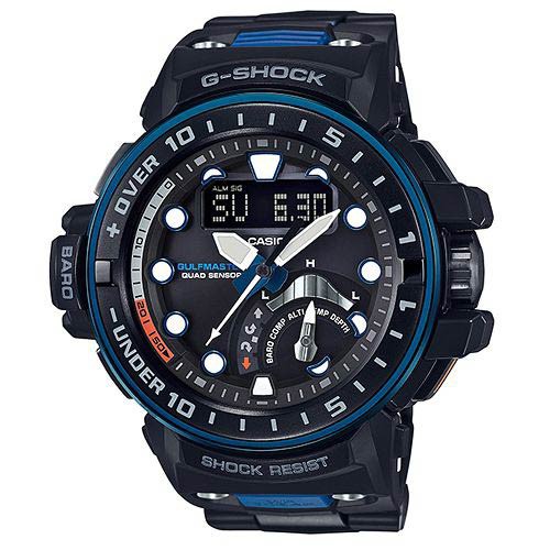 【CASIO】G-SHOCK 強悍進階版雙線圈馬達設計概念電波錶(GWN-Q1000MC-1A2)正版宏崑公司貨