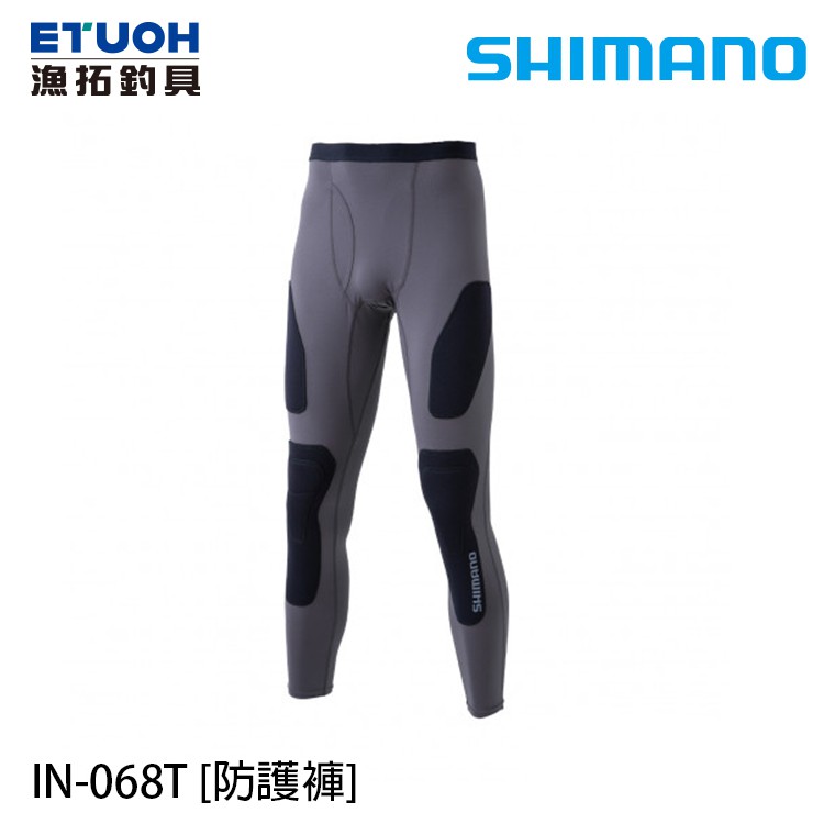 SHIMANO IN-068T #炭黑 [漁拓釣具] [防護褲]