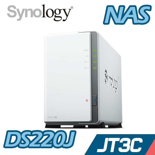 DiskStation DS220j WD RED 3TB×2入-