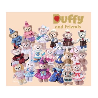絕版 日本 東京 海洋迪士尼 Duffy 達菲吊飾 雪莉玫 傑拉托尼 史黛拉 畫家貓 吊飾 站姿 坐姿 玩偶