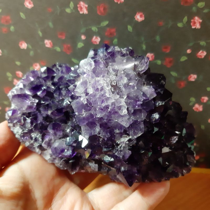 天然 烏拉圭ESP紫水晶簇 紫水晶鎮