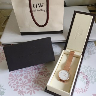 DW手錶 32mm玫瑰金米蘭金屬錶 女錶