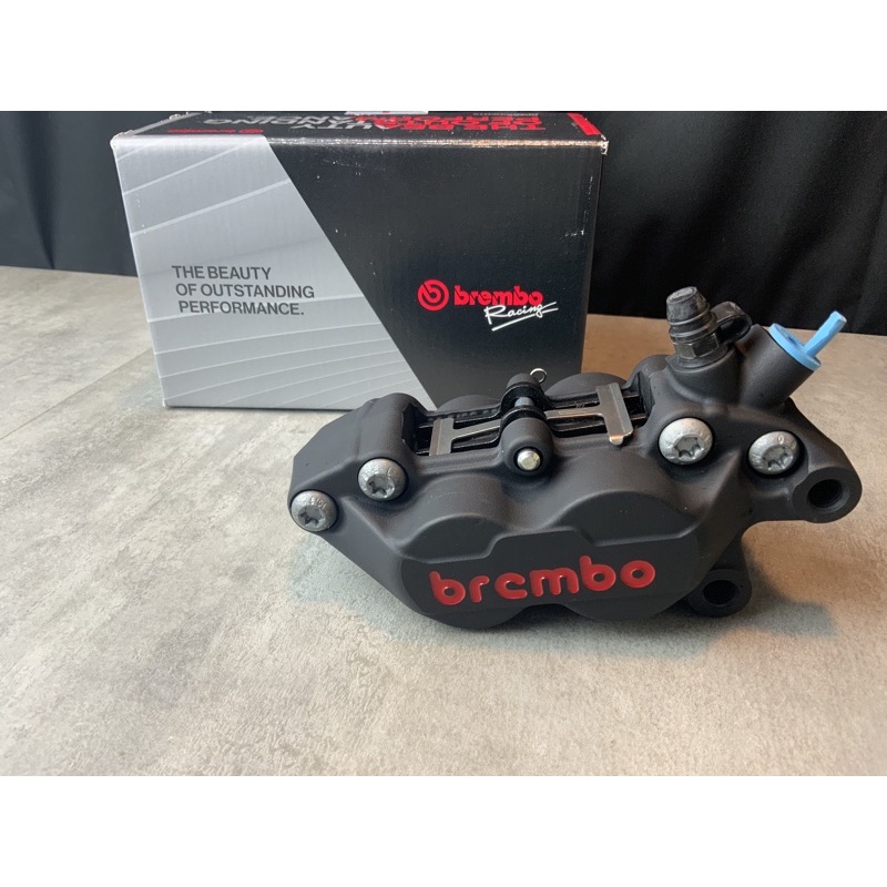 『XC』BREMBO Brembo 正品 對四 卡鉗 灰底紅字 黑底紅字 右卡 左卡 勁戰/KRV/JETSL/DRG