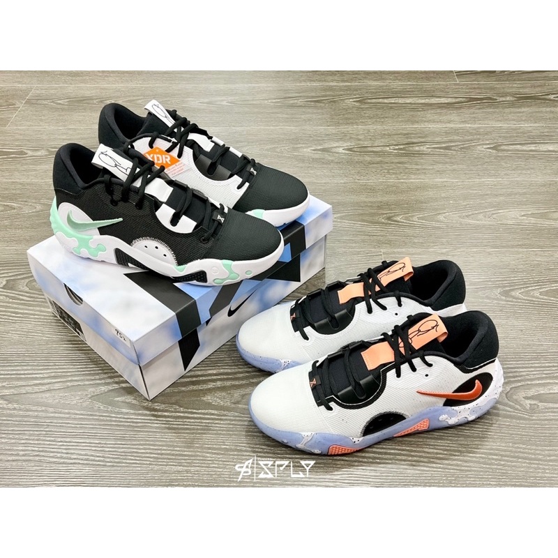 【Fashion SPLY】Nike PG6 EP 保羅喬治 白橘/黑綠 耐磨緩震 籃球鞋 DH8447-100/001