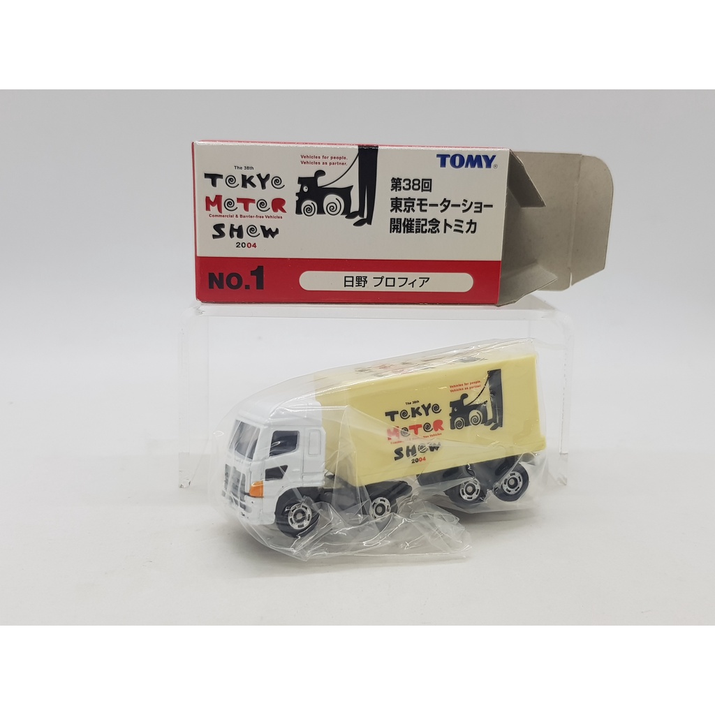 【小車停車場】 TOMICA  第38回 東京車展 開催記念 NO1 NO.1 日野 PROFIA 貨車 貨櫃車 附膠盒