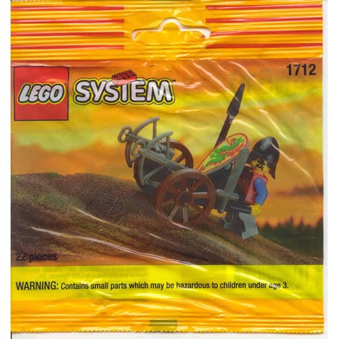 公主樂糕殿 LEGO 樂高 絕版 盒裝 全新  城堡 1712  Cart polybag 袋裝 16-1