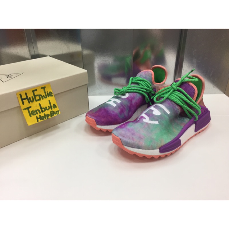 adidas Originals PW HU Holi NMD MC 菲董 粉綠 AC7034 限量 US8 現貨