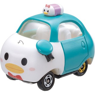 日本TOMICA TSUMTSUM系列 多美小汽車；迪士尼-迪士尼疊疊車-唐老鴨小汽車 DMT-02