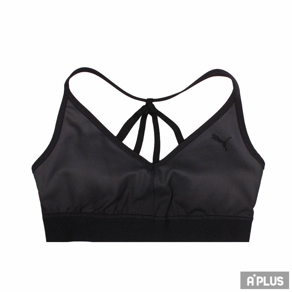 PUMA 女 訓練系列Risktaker低衝擊運動內衣 黑色 有氧 韻律 包覆 歐規 - 52177456