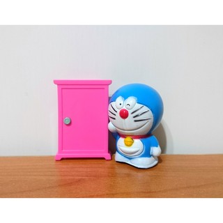 小叮噹_哆啦A夢_早期轉蛋任意門耳機捲線器,.扭蛋玩具古早公仔