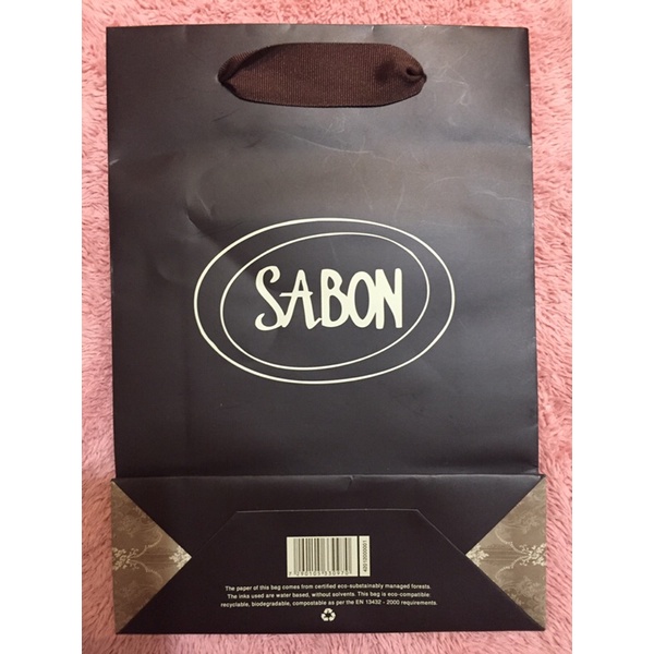 sabon 紙袋 購物袋