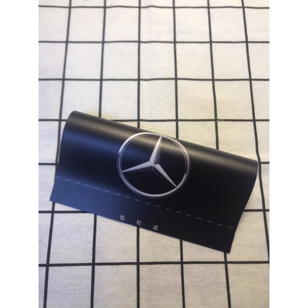 賓士 Benz 車標  車 車隊 汽車 夾標 水洗標 尾門標  車貼裝飾 雙面設計