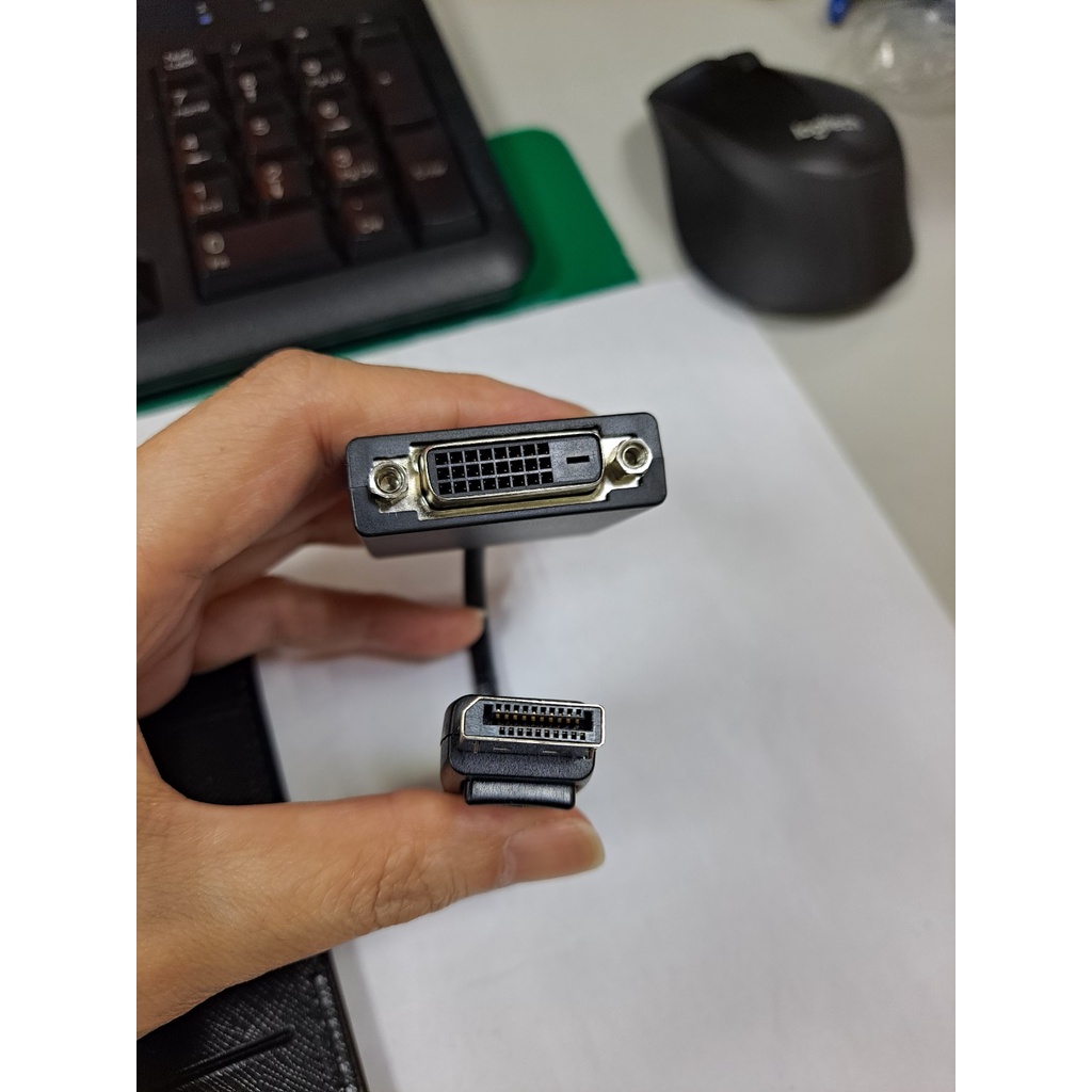 DisplayPort公 轉 DVI-D母(24+1)輸出 轉換器15CM