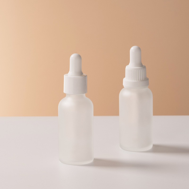 現貨可小量印製logo 30ml 滴管瓶白色磨砂玻璃 高檔分裝瓶 多特瑞精油調配瓶茶色玻璃滴管瓶 精華瓶 精油 蝦皮購物