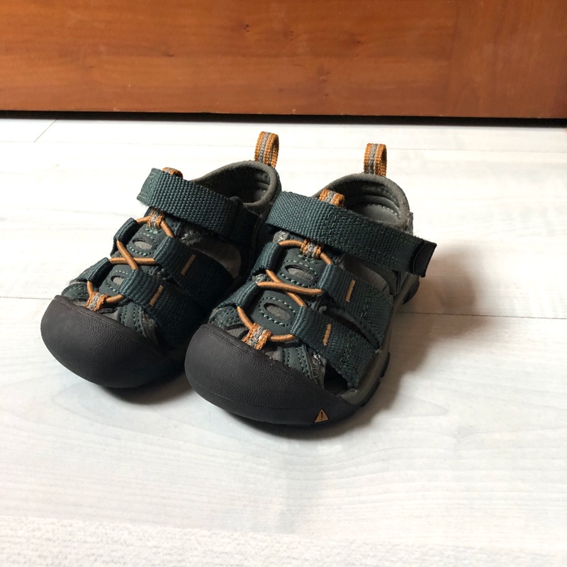 Keen 涼鞋 嬰兒鞋 童鞋 墨綠色限量款 12.5cm 購於日本
