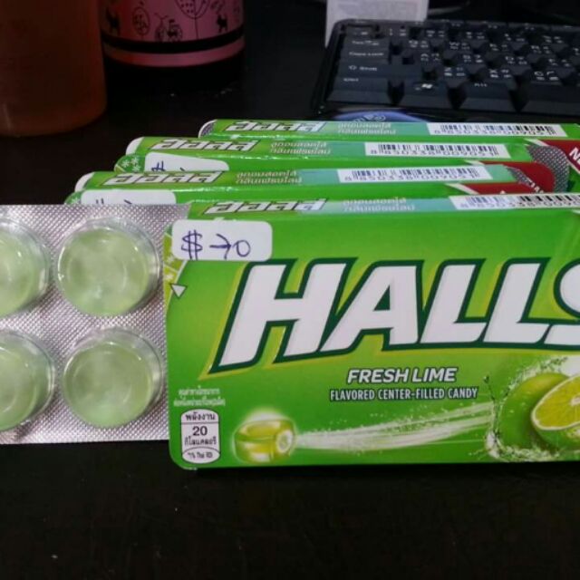 泰國Halls喉糖1盒8入