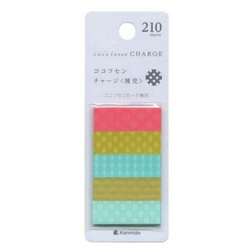 Kanmido Coco Fusen Card Refill/Pattern Dot M/便利貼 eslite誠品