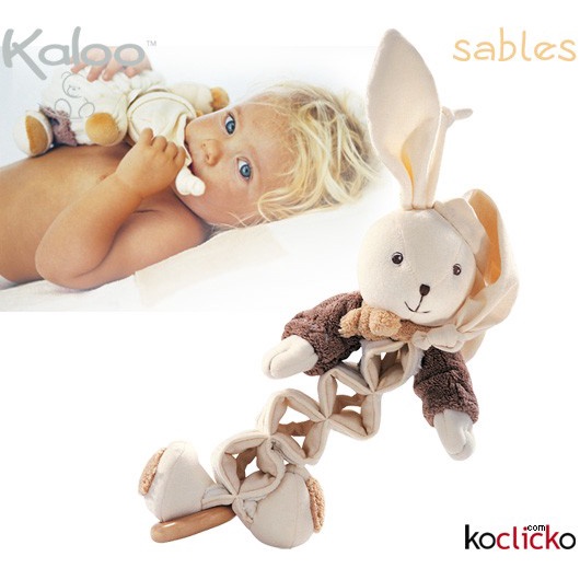 絶版款 ~ 法國 Kaloo sables系列 兔兔 音樂拉鈴 布偶 娃娃(大款)