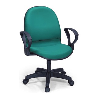 【E-xin】滿額免運 668-7 辦公椅 綠布面 PU泡棉 有扶手 辦公椅 主管椅 布面椅 人體工學椅 電腦椅 椅子