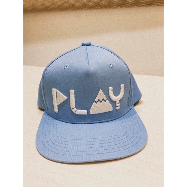 近全新 正品 絕版 MR.PLAYER 綜藝 玩很大  第一代 特別色 天空藍 寶寶藍 淺藍 老帽 棒球帽