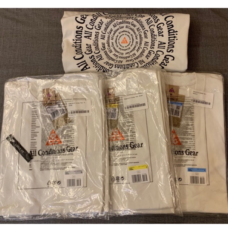 {最後現貨M} Nike ACG Vortex Tee 短T 短袖 厚磅 白色 經典 漩渦 Nikelab 2020新款