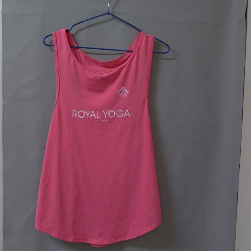 Royal yoga 瑜珈背心上衣 M&lt;二手&gt;