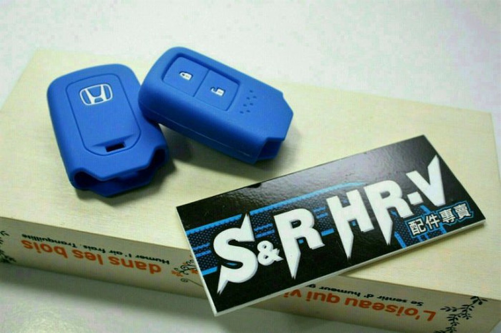 本田 HONDA HRV HR-V 鎖匙果凍套 現貨  藍 紅 黑色 矽膠套 鑰匙套