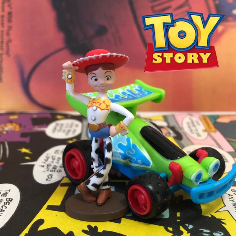 皮克斯 Toy Story 玩具總動員 翠絲 女牛仔 日本海洋堂巧克力蛋系列 絕版老玩具 公仔模型轉蛋 Vintage
