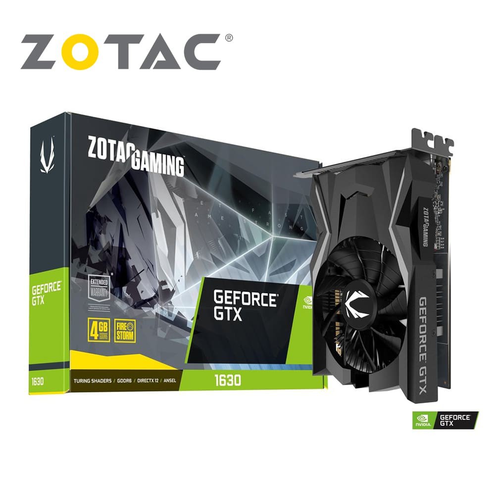 ZOTAC索泰 GTX1630 4GB GDDR6 顯示卡 現貨 廠商直送