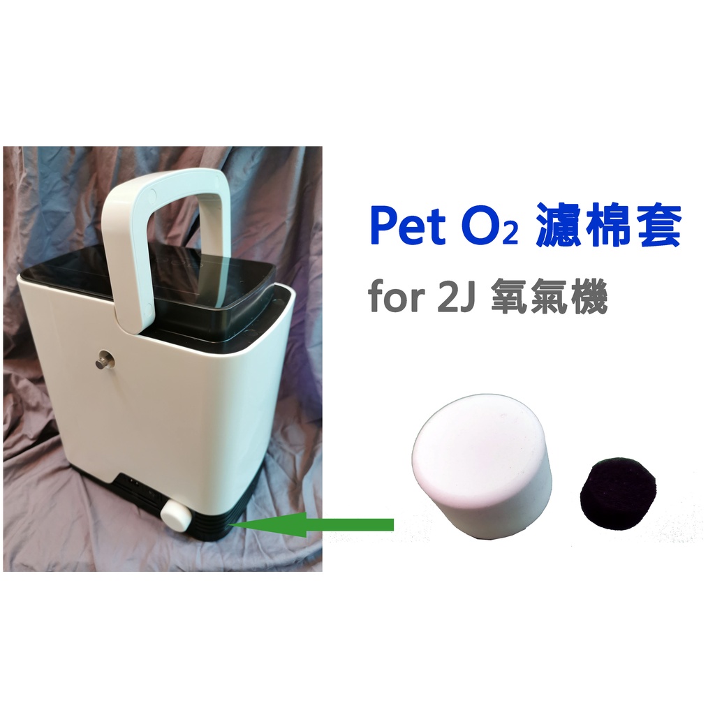 寵物氧氣機 Pet O2 製氧機過濾芯棉套 專用套件 適用機型 2J