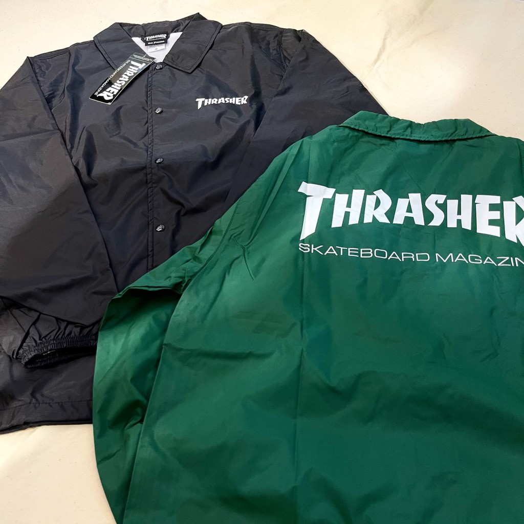 {XENO} 日本限定 THRASHER MAG NYLON COACH JKT 教練外套 風衣 外套