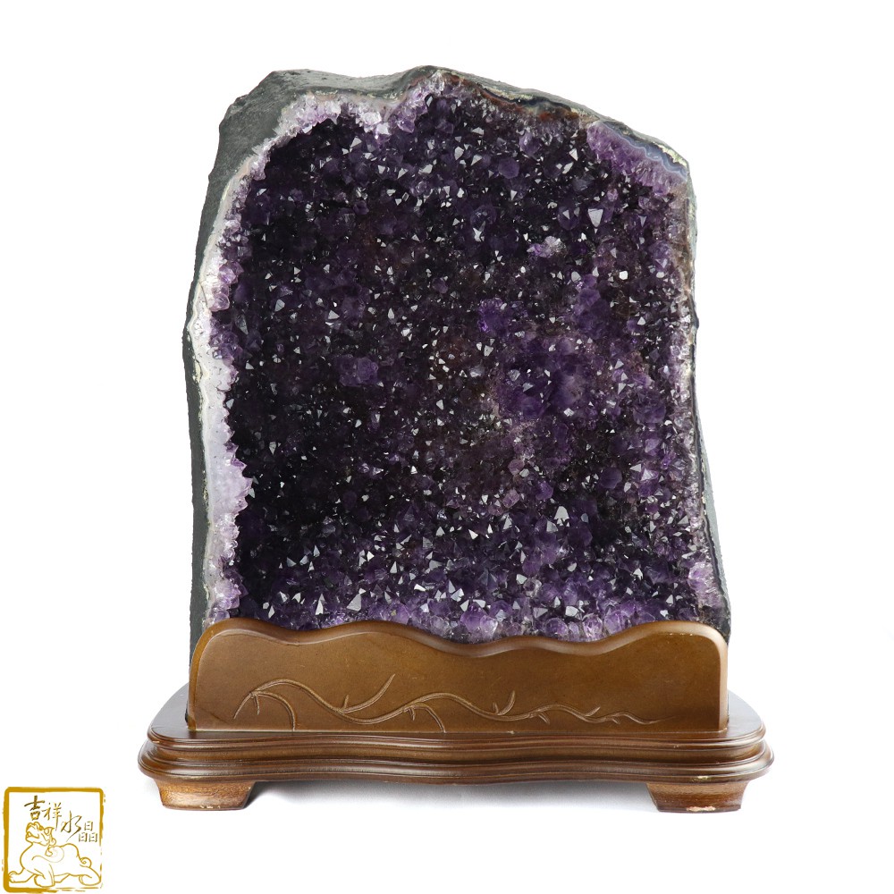 巴西紫水晶洞 水晶洞推薦 水晶洞能量 43kg 土型晶洞 水晶洞風水 水晶洞哪裡買【吉祥水晶專賣店】 編號BN60