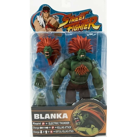 SOTA Street Fighter 快打旋風 BLANKA 布蘭卡 (全新未拆) (原色) 絕版 ~ 怪獸