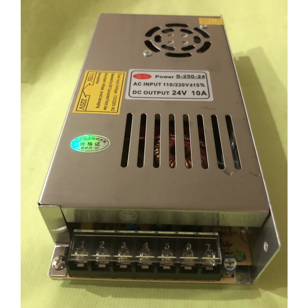 DC24V 10A 250W 電源供應器 110V 220V 轉 24V 變壓器 轉換器 變電器 整流器