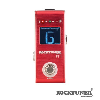 【羅可音樂工作室】ROCKTUNER PT-1 迷你 踏板型調音器 Mini Pedal Tuner 調音效果器 紅色