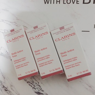 clarins 克蘭詩 漾采肌活熬夜亮眼冰棒3mlx3個一起