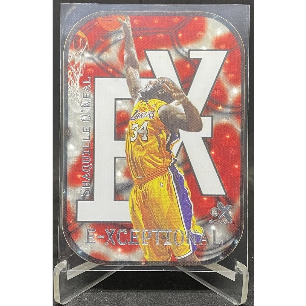 Shaquille O'Neal 蛋蛋卡 特卡 NBA 1999-00 SkyBox E-Xceptional 湖人隊