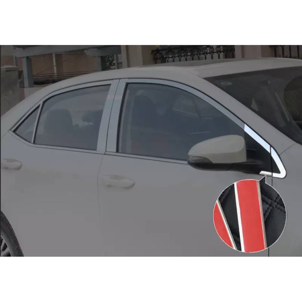 【車王小舖】豐田 Toyota 2014年 第11代 ALTIS車窗飾條 ALTIS車窗前三角飾條 車窗亮條