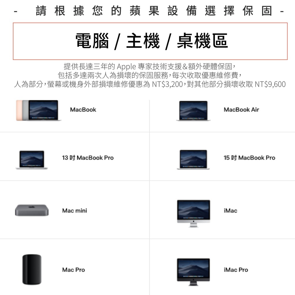 Applecare 電腦類ac 延長保固蘋果保固macbook 11 13 15 Air Pro 16 蝦皮購物