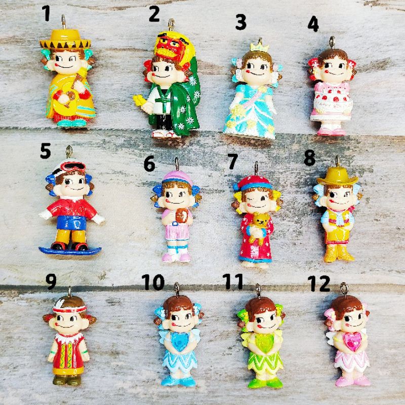 日本 peko 牛奶妹 不二家 人形 娃娃 公仔 變裝 換裝 吊飾 掛飾 絕版 限定 日本 日版 稀少 玩具 擺飾