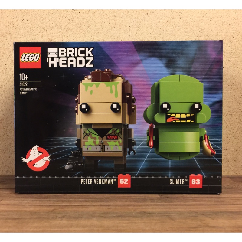 LEGO 41622 Brickheadz Peter Venkman &amp; Slimer