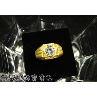 金聖公珠寶金行 ~ ㊣9999黃金戒指鑽石光芒造型 gold9999 純金戒指 ring 鑽戒 男生金戒 黃金鑽戒